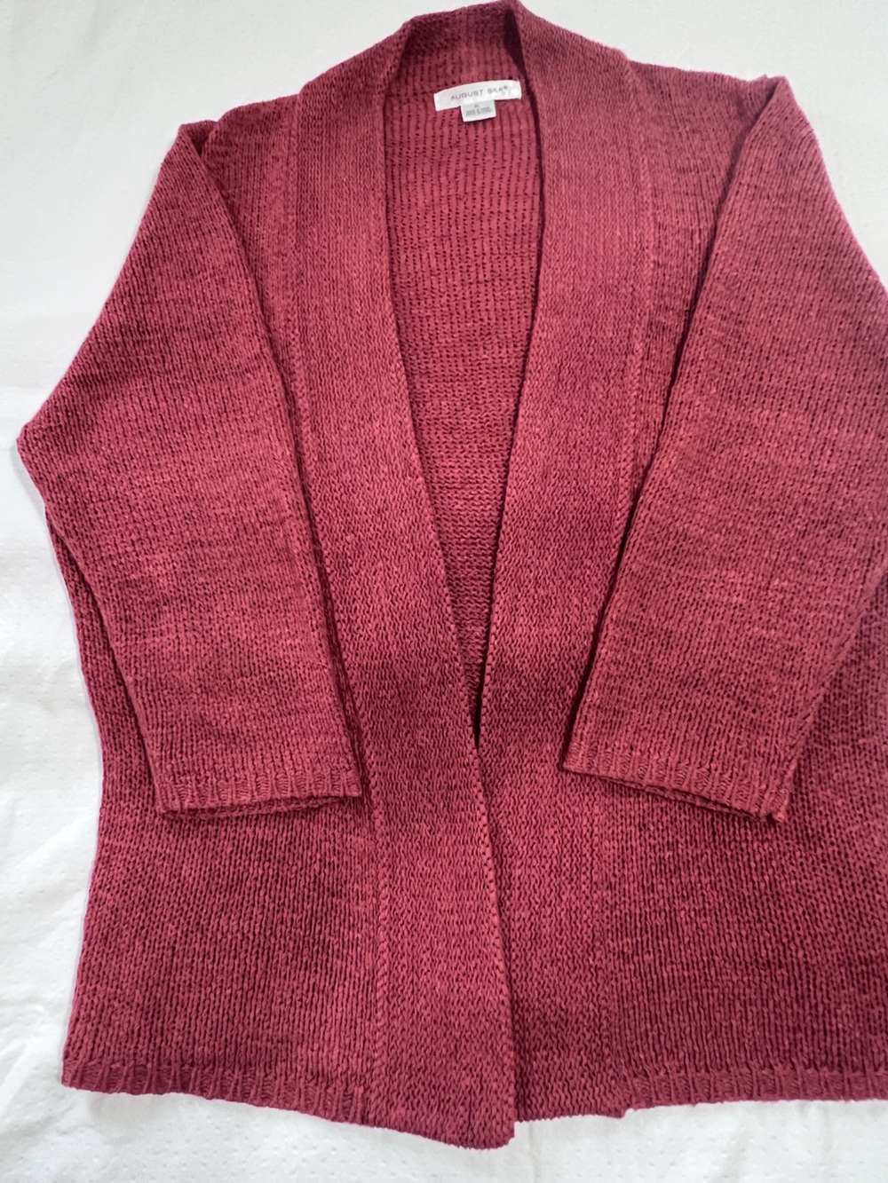 Women’s Knit Blazer - Burgundy